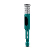 Вакуумное алмазное трубчатое сверло по керамограниту VS DIAMOND d 10, HEX 1/4" KRAFTOOL 29891-10