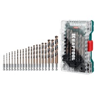 Набор сверл по металлу для винтовертов и шуруповертов IMPACT READY НЕХ-1/4", 19 шт. KRAFTOOL 29652-H19