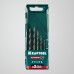 Набор сверл по металлу для винтовертов и шуруповертов IMPACT READY НЕХ-1/4", 5 шт. KRAFTOOL 29652-H5