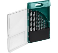 Набор сверл по металлу HSS-G, 10 шт., (1-10 мм), сталь P6M5 KRAFTOOL 29651-H10