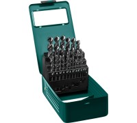 Набор сверл по металлу HSS-G, 25 шт., (1-13 мм), сталь P6M5 KRAFTOOL 29651-H25