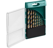 Набор сверл по металлу COBALT-8, 10 шт.,, сталь М42, HSS-Co(8%) KRAFTOOL 29656-H10