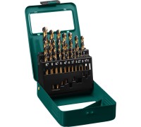 Набор сверл по металлу COBALT-8, 19 шт.,, сталь М42, HSS-Co(8%) KRAFTOOL 29656-H19