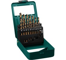 Набор сверл по металлу COBALT-8, 19 шт.,, сталь М42, HSS-Co(8%) KRAFTOOL 29656-H19