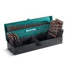 Набор сверл по металлу Cobalt 118 шт, (1-13 мм), сталь М42, HSS-Co(8%) KRAFTOOL 29656-H118