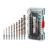 Набор сверл по металлу для винтовертов и шуруповертов IMPACT READY НЕХ-1/4", 10 шт. KRAFTOOL 29652-H10