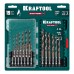 Набор сверл по металлу для винтовертов и шуруповертов IMPACT READY STEP POINT, 19 шт KRAFTOOL 29653-H19