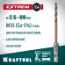 Сверло по металлу для винтовертов и шуруповертов IMPACT READY НЕХ-1/4", d 2,5x69 мм KRAFTOOL 29652-2.5