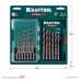 Набор сверл по металлу для винтовертов и шуруповертов IMPACT READY НЕХ-1/4", 19 шт. KRAFTOOL 29652-H19