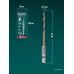 Сверло по металлу для винтовертов и шуруповертов IMPACT READY STEP POINT, d 3.5x79 мм KRAFTOOL 29653-3.5
