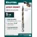 Сверло по металлу для винтовертов и шуруповертов IMPACT READY STEP POINT, d 5.0x91 мм KRAFTOOL 29653-5