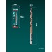 Сверло по металлу для винтовертов и шуруповертов IMPACT READY STEP POINT, d 6.0x98 мм KRAFTOOL 29653-6