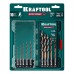 Набор сверл по металлу для винтовертов и шуруповертов IMPACT READY STEP POINT, 10 шт KRAFTOOL 29653-H10