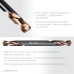 Сверло двухстороннее по металлу сталь M42(+8%Co) класс А DOUBLE Сo-8 4.8х62 мм KRAFTOOL 29654-4.8-10