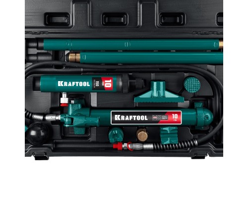 Набор для правки кузова 10 т, в пластиковом кейсе KRAFTOOL 43435-10