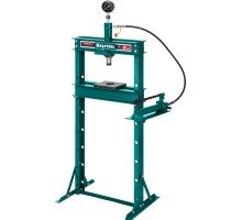 Гидравлический пресс с гидронасосом и манометром PMP-12, 12 т KRAFTOOL 43472-12