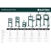 Гидравлический пресс с гидронасосом и манометром PMP-10, 10 т KRAFTOOL 43472-10