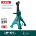 Усиленная страховочная подставка со штифтом S-PIN, 3 т, 280-430 мм KRAFTOOL 43465-3