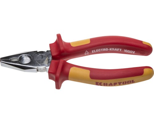 Комбинированные плоскогубцы Electro-Kraft, 160 мм KRAFTOOL 2202-1-16_z01