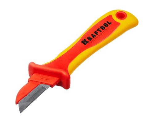 Диэлектрический нож электрика KN-1, 1000 В, прямой KRAFTOOL 45401