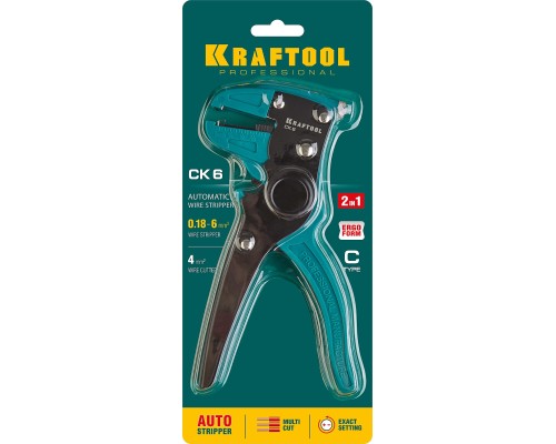 Автоматический стриппер CK-6, 0.2-6 мм2 KRAFTOOL 22630