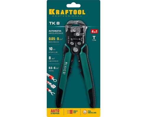 Автоматический стриппер TK-8, 0.05-8 мм2 KRAFTOOL 22637