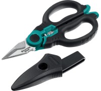 Ножницы электрика ELECTRIC, 4 в 1, 160 мм, с чехлом KRAFTOOL 23356