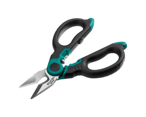 Ножницы электрика ELECTRIC, 4 в 1, 160 мм, с чехлом KRAFTOOL 23356
