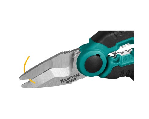 Ножницы электрика ELECTRIC, 4 в 1, 160 мм, с чехлом KRAFTOOL 23356