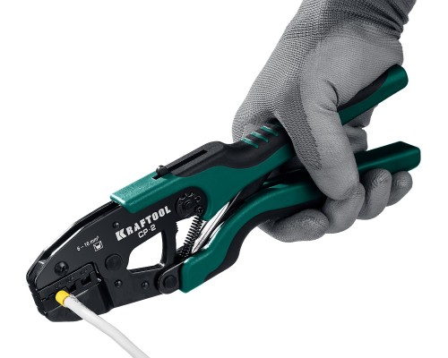 Пресс-клещи CP-2, 6-16 мм2, для втулочных наконечников KRAFTOOL 45461-2