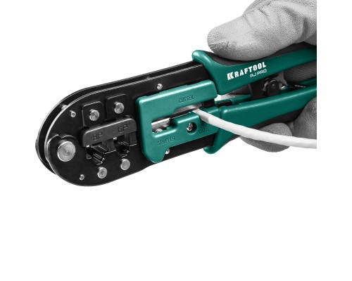 Универсальный кримпер RJ-Pro, KRAFTOOL 22698