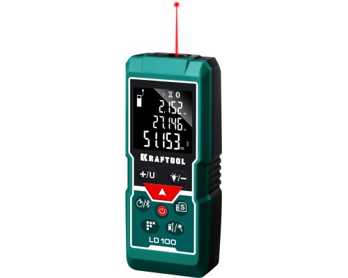 Лазерный дальномер LD-100, 5 см-100 м KRAFTOOL 34765