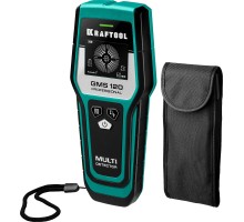 Универсальный детектор проводки GMS 120, ЖК дисплей KRAFTOOL 45298