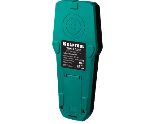 Универсальный детектор проводки GMS 120, ЖК дисплей KRAFTOOL 45298