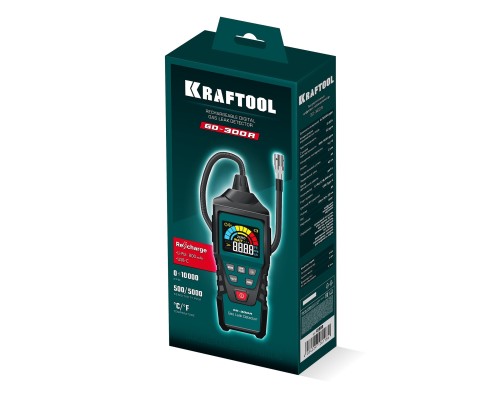 Аккумуляторный цифровой газоанализатор GD-300R KRAFTOOL 45800