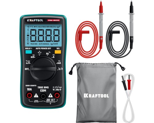 Цифровой мультиметр KM-600 KRAFTOOL 59854