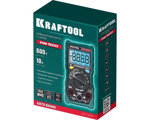 Цифровой мультиметр KM-500 KRAFTOOL 59856