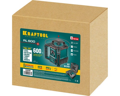 Ротационный лазерный нивелир RL600, 600 м KRAFTOOL 34600_z01