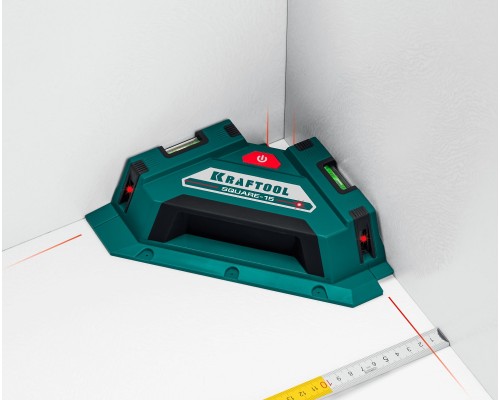Лазерный угольник для кафеля Square-15 KRAFTOOL 34705
