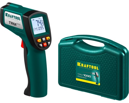 Пирометр инфракрасный TRM-1000, -50° +950°С KRAFTOOL 45703-950