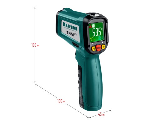 Пирометр инфракрасный TRM-550, -50° +550°С KRAFTOOL 45705-550
