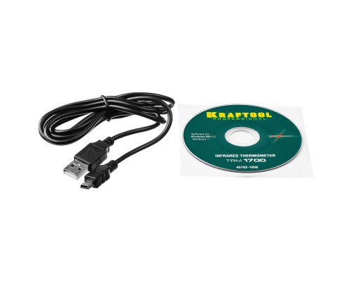 Пирометр инфракрасный TRM-1700, -30° +1650°С KRAFTOOL 45701-1650