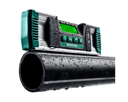 Электронный уровень-уклономер EXTREM, 0-360°, точность 0.05°, HOLD, IP67 KRAFTOOL 34686