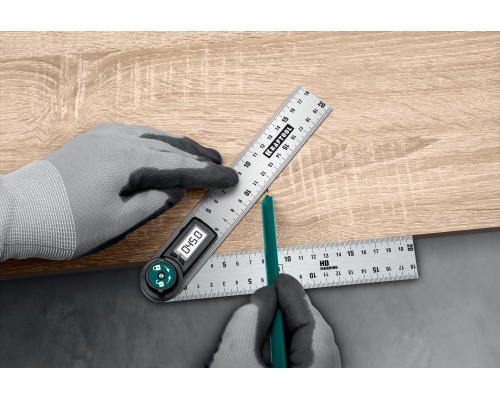 Электронный транспортир-угломер DPM-20 200 мм KRAFTOOL 34682