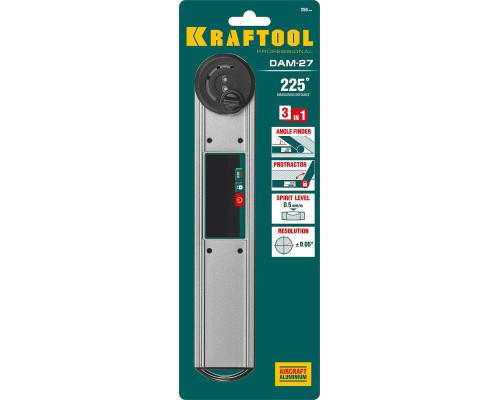 Электронный угломер DAM-27, 250 мм KRAFTOOL 34684