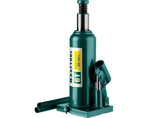 Бутылочный гидравлический домкрат KRAFT-LIFT, 6 т, 216-413 мм KRAFTOOL 43462-6_z01 Бутылочный гидравлический домкрат KRAFT-LIFT, 6 т, 216-413 мм KRAFTOOL 43462-6_z01