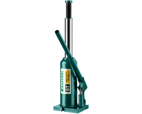Бутылочный гидравлический домкрат KRAFT-LIFT, 6 т, 216-413 мм KRAFTOOL 43462-6_z01 Бутылочный гидравлический домкрат KRAFT-LIFT, 6 т, 216-413 мм KRAFTOOL 43462-6_z01