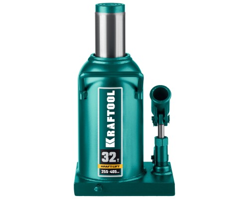 Бутылочный гидравлический домкрат KRAFT-LIFT, 32 т, 255-405 мм KRAFTOOL 43462-32_z01