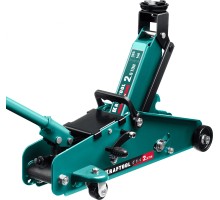 Подкатной домкрат с увеличенным подъемом и фиксатором S-PIN, 2.5 т, 140-385 мм KRAFTOOL 43457-2.5
