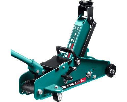 Подкатной домкрат с увеличенным подъемом и фиксатором S-PIN, 2.5 т, 140-385 мм KRAFTOOL 43457-2.5